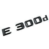 Emblema E 300d pentru spate portbagaj Mercedes, Negru