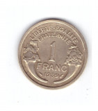 Moneda Franta 1 franc 1939, stare buna, curata