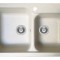 Chiuveta de bucatarie Pyramis Soft Compozit Twin DUROTHEK 1&amp;3/4B