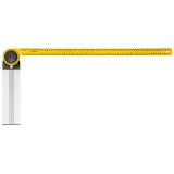 Echer reglabil Topex din aluminiu, 750 x 340 mm, pentru masuratori precise