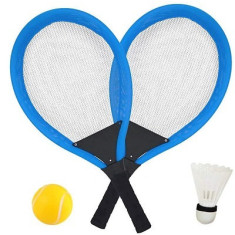Set 2 rachete badminton pentru copii, cu fluturas si minge