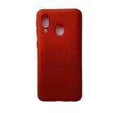 Husa Samsung Galaxy A40, A405 - Silicon Slim, Rosu, ALC MOBILE