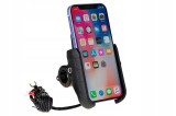 Cumpara ieftin Suport pentru telefon R9W-PD cu incarcator cu inductie 4 RIDE (pe volan 22-32mm, 15W, culoare negru)