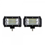 Set 2 x Proiectoare auto, LED, 144W/Set, 12/24V, Universal