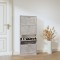 vidaXL Pantofar, gri beton, 59x17x150 cm, lemn compozit