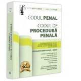Codul penal si Codul de procedura penala, septembrie 2024. Editie tiparita pe hartie alba - Dan Lupascu