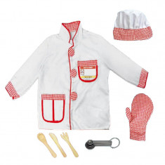 Costum pentru copii Chef, accesorii incluse, 3 ani+ foto