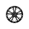 Set jante Kormetal DY R19 compatibil 5x120 in doua latimi 8,5j 9,5j Negru+Diamond Cut