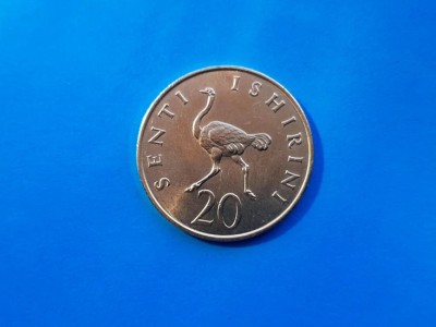 20 Senti 1979 Tanzania-UNC-luciu de batere foto