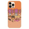 Husa compatibila cu Apple iPhone 13 Mini, Viceversa, model Wild Pusheen , Silicon, TPU, Transparent, Carcasa