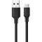 Cablu Date si Incarcare USB-A - USB-C UGREEN US184, 60W, 1.5m, Negru