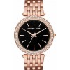 Ceas Dama Michael Kors Darci MK3402 Otel Auriu-Roz, Cadran Negru, Cristale, Quartz, 39mm