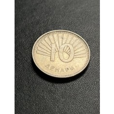 B 11-C-1 Moneda 10 Denari 2008 Macedonia de Nord