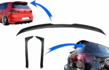 Eleron luneta VW Golf 6 GTI/R MK6 2008-2012 negru lucios, set add-on