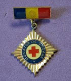 Insignă Medicina - "CRUCEA ROSIE" Donator de Onoare
