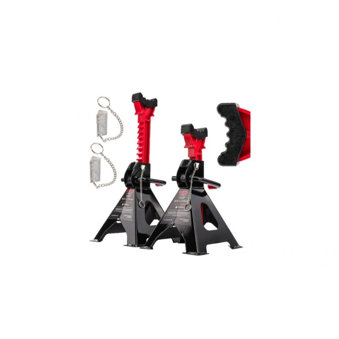 Set 2 capre sustinere , capacitate 3 tone, 272 - 405 mm, Red Technic
