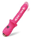 Vibrator Mouth with Realistic Glans Magenta