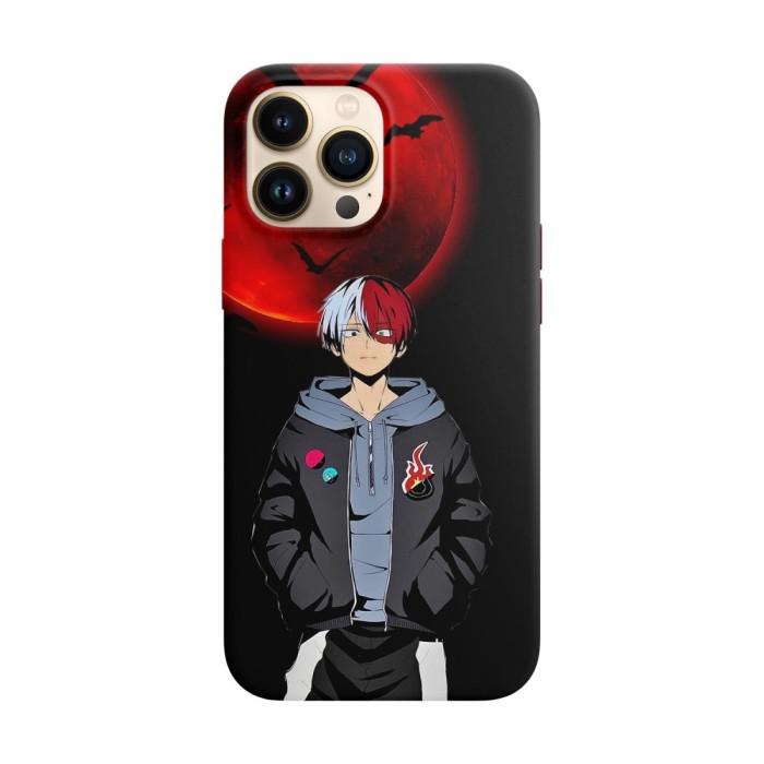 Husa compatibila cu Apple iPhone 13 model Todoroki my hero academia, Silicon, TPU, Viceversa