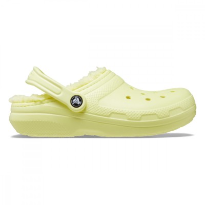 Saboti Crocs Classic Lined Clog Verde - Sulphur foto