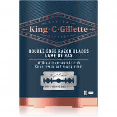 Gillette King C. Double Edge lame de rezerva 10 buc