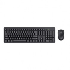 Kit tastatura si mouse Wireless TRUST Ody II 25018, USB (Negru)