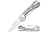 Cuțit pliabil, oțel/aluminiu, argintiu, 15.5 cm