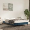 VidaXL Cadru de pat fără saltea albastru &icirc;nchis 120x190 cm catifea