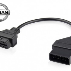 Cablu adaptor pentru Nissan de la 14 pini la OBD2 16 pini diagnoza