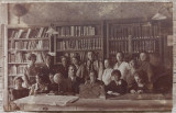 Studenti la Institutul de Geografie Bucuresti// foto tip CP 1928