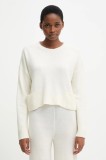United Colors of Benetton pulover din amestec de l&acirc;nă culoarea bej, light, 126WD10E4