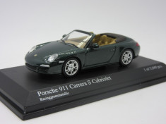 Macheta Porsche 911 Carrera S cabriolet Minichamps 1:64 foto