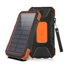 Baterie externa solara-Acumulator extern solar 20000 mAh