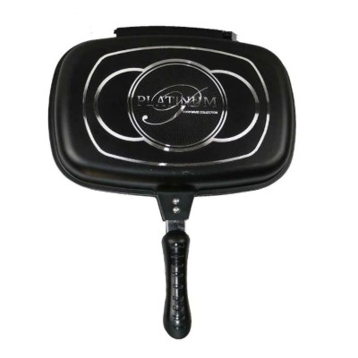 PL-DADG28 BLACK PLATIUM COLLECTION Tigaie dubla cu interior marmorat, 28 cm foto