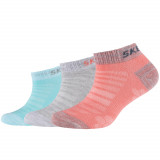 șosete Skechers 3PPK Girls Mesh Ventilation Socks SK43032-3060 multicolor