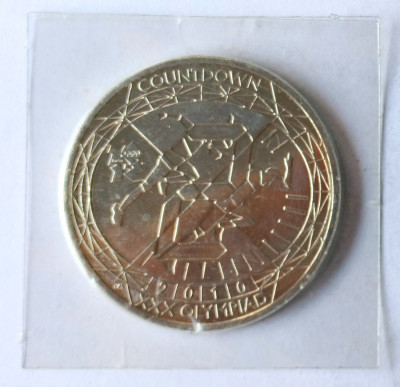 ANGLIA MAREA BRITANIE 5 LIRE POUNDS 2010 COUNTDOWN XXX OLYMPIAD UNC IN BLISTER foto