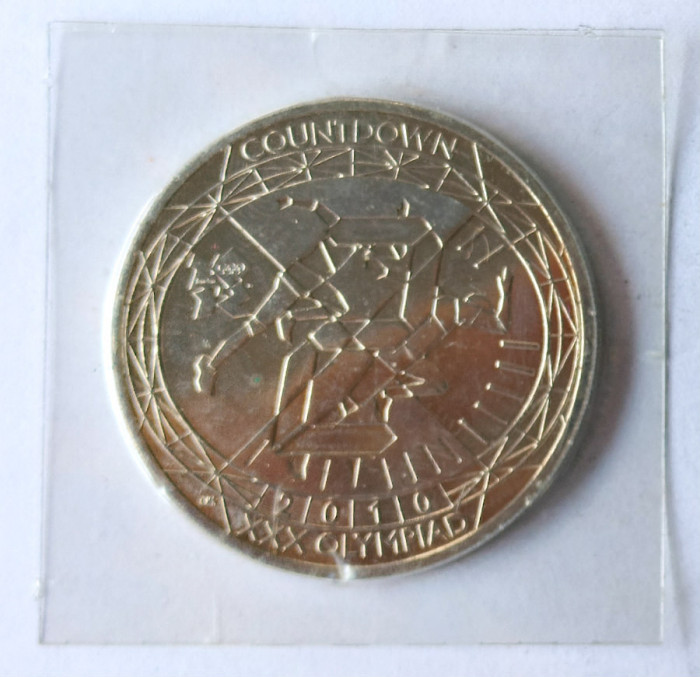 ANGLIA MAREA BRITANIE 5 LIRE POUNDS 2010 COUNTDOWN XXX OLYMPIAD UNC IN BLISTER