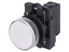 Lumină de Control SCHNEIDER ELECTRIC 22mm Albă 24V DC Harmony XB5 Plat