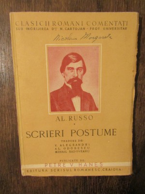 Scrieri postume - Al. Russo foto