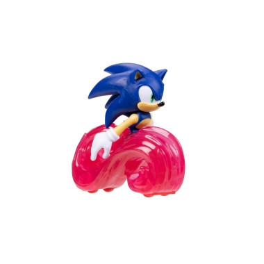 Nintendo Sonic - Figurina 6 cm, Modern Run Sonic, S14 foto