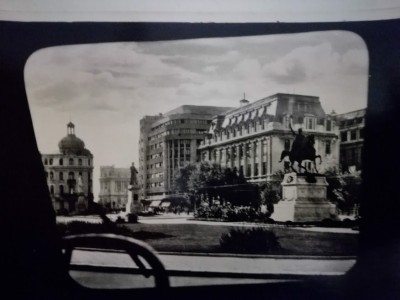 CP RPR, Piața UNIVERSITATII văzută de la volan, anii 60, BUCURESTI foto