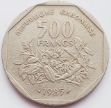 2596 Gabon 500 Francs 1985 km 14, Africa