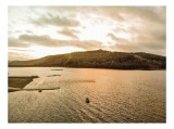 Tablou Canvas Apus peste lacul calm Reflexii și Frumusețe naturale, 39 x 26 cm, CMCLASS