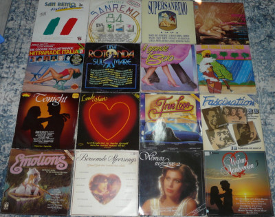 vinyl selectii Al Bano,Ramazzotti,Adriano Celentano,Frank Sinatra,Dolly Parton foto