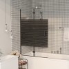 VidaXL Cabină de duș pliabilă, negru, 80x140 cm, ESG 150740
