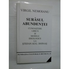 SURASUL ABUNDENTEI - VIRGIL NEMOIANU