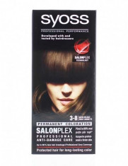 Vopsea de par permanenta Syoss Salonplex 3-8 Sweet Brunette foto