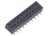 Conector şiruri pini mamă 20 PIN 1,27mm gold flash SMT - SAMTEC