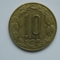 10 FRANCS 1974 STATELE AFRICANE CENTRALE