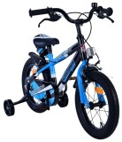 Bicicleta pentru baieti Volare Sportivo, 14 inch, culoare Negru/Albastru, frana... Cod:31477