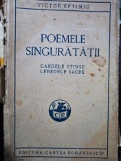 Victor Eftimiu - Poemele singuratatii foto